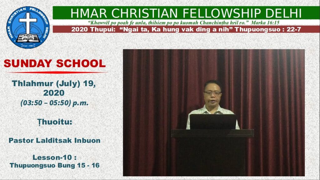 Online Sunday School | 19th July 2020