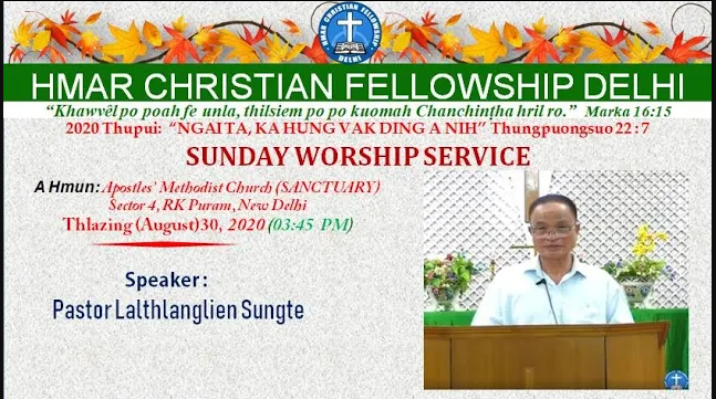 Online Sunday Worship | 30th August 2020